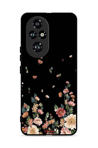 Tolwak غطاء حماية لهاتف Honor 200 Pro 5G مزين بزهور صغيرة في الأسفل