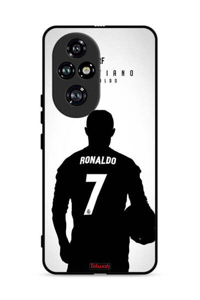 Tolwak غطاء حماية لهاتف Honor 200 Pro 5G بقناع كريستيانو رونالدو