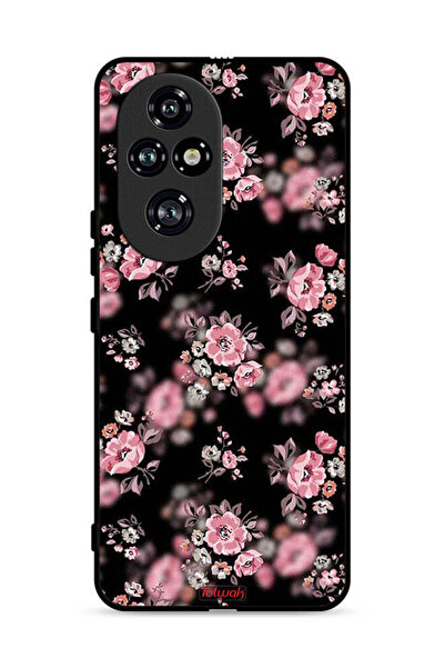 Tolwak غطاء حماية لهاتف Honor 200 Pro 5G بنقشة زهور بورتريه