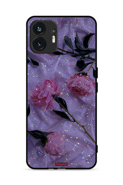 Tolwak غطاء حماية لهاتف Nothing Phone (2) 5G بنقشة ورود لامعة