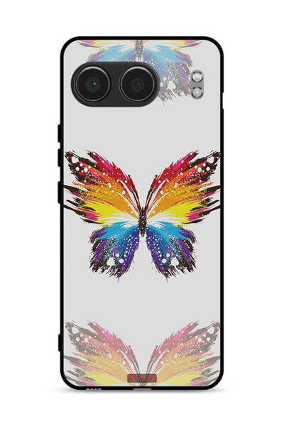 Tolwak غطاء حماية لهاتف OnePlus Nord 4 5G بخلفية بسيطة وفن رقمي وبساطة الفراشة