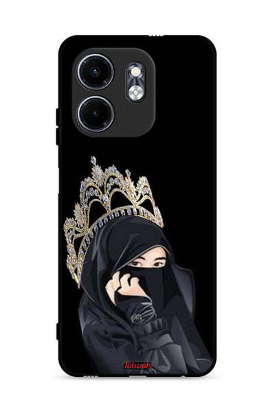 Tolwak غطاء حماية لهاتف إنفينيكس سمارت 9 4G بتصميم فتاة الملكة