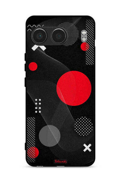 Tolwak غطاء حماية لهاتف OnePlus Nord 4 5G بنمط دائري ومتقاطع