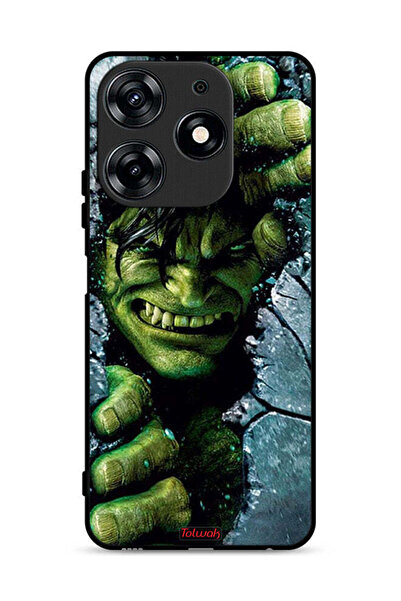 Tolwak غطاء حماية لهاتف تكنو سبارك 10 برو 4G بتصميم هالك المذهل