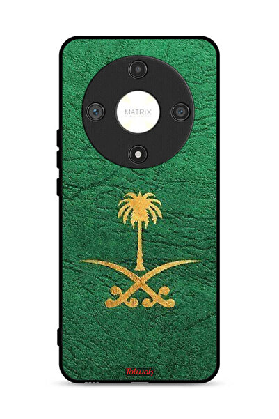Tolwak غطاء حماية لهاتف Honor X9b 5G - علامة المملكة العربية السعودية - جلد