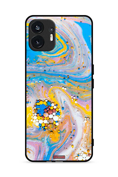 Tolwak Nothing Phone (2) 5G Protective Case Cover Gems Colorful Abstraction