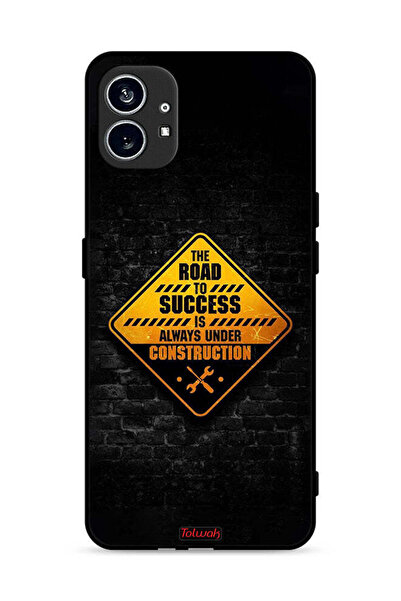 Tolwak غطاء حماية لهاتف Nothing Phone (1) 5G الطريق إلى النجاح دائمًا قيد الإ...