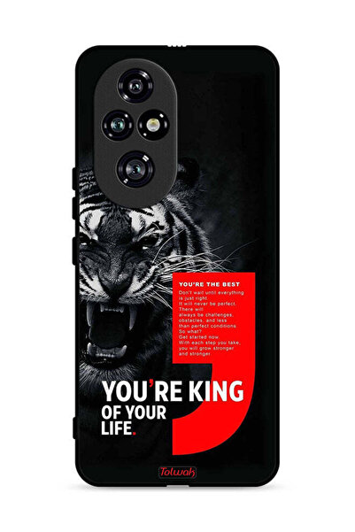 Tolwak غطاء حماية لهاتف Honor 200 Pro 5G أنت ملك حياتك