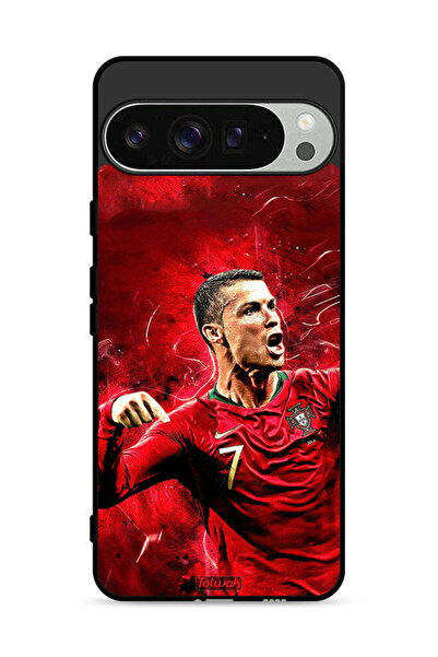 Tolwak غطاء حماية لهاتف Google Pixel 9 Pro XL بتصميم كريستيانو رونالدو