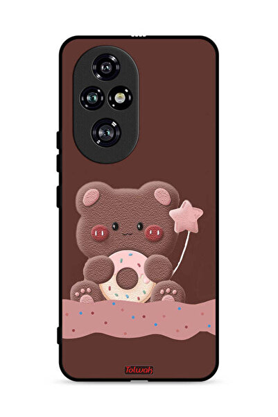 Tolwak Honor 200 Pro 5G Protective Case Cover Donut Bear