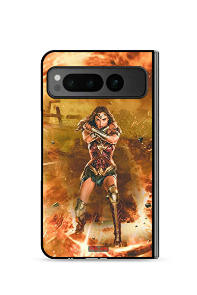 Tolwak غطاء حماية لجهاز جوجل بيكسل فولد 5G بتصميم وندر وومن