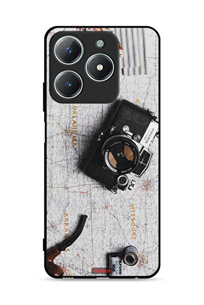 Tolwak غطاء حماية لهاتف Realme C61 4G بكاميرا كلاسيكية