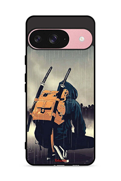 Tolwak غطاء حماية لهاتف Google Pixel 9 بتصميم سيف ساموراي رقمي
