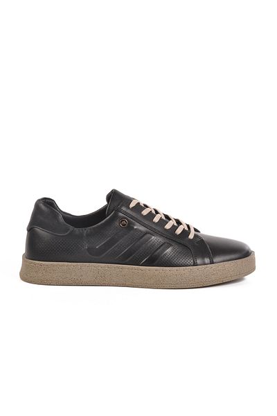 AYAKMOD Black Genuine Leather Men's Casual Shoes C2023 m