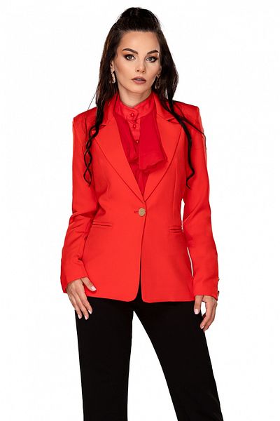 Atmosphere Fashion Elegant red jacket