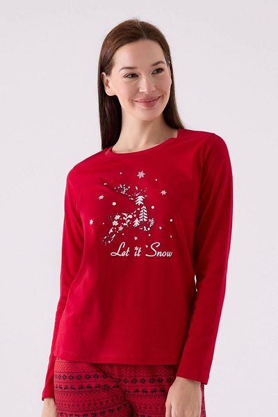 Arnetta Mother Daughter Double Set - Red
