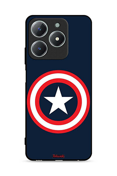 Tolwak غطاء حماية لهاتف Realme C61 4G بتصميم كابتن أمريكا
