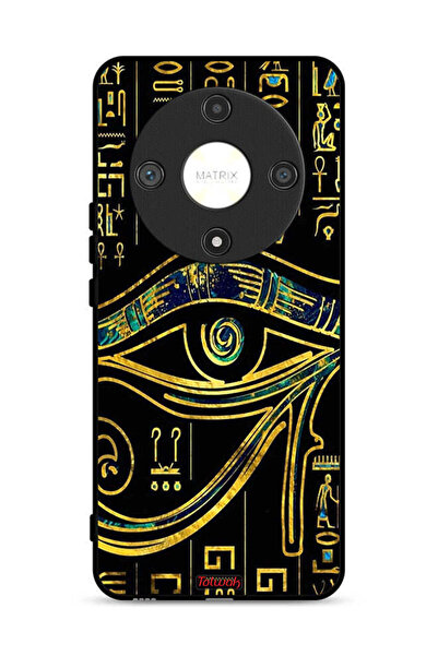 Tolwak غطاء حماية لهاتف Honor X9b 5G بتصميم عين فنية