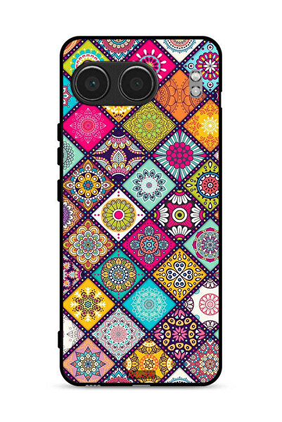 Tolwak غطاء حماية لهاتف OnePlus Nord 4 5G بنمط مربعات ماندالا