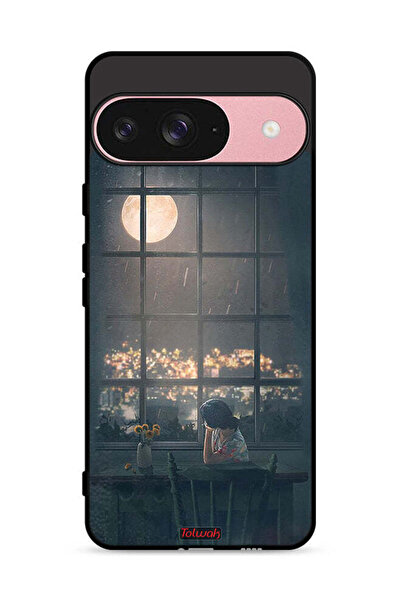 Tolwak غطاء حماية لجهاز Google Pixel 9 بتصميم منظر القمر
