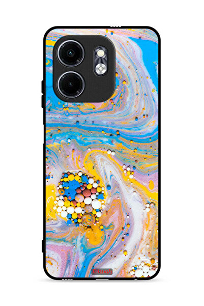 Tolwak غطاء حماية لهاتف إنفينيكس سمارت 9 4G بأحجار كريمة ملونة تجريدية