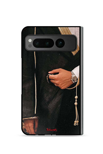 Tolwak غطاء حماية لهاتف جوجل بيكسل فولد 5G - تصميم عربي