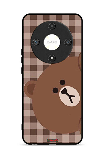 Tolwak غطاء حماية لهاتف Honor X9b 5G على شكل دب تيدي