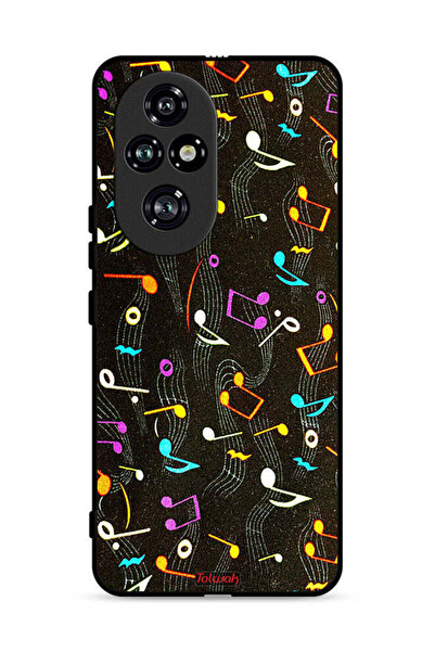 Tolwak غطاء حماية لهاتف Honor 200 Pro 5G بنمط قماش موسيقي