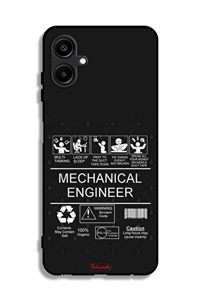 Tolwak غطاء حماية لهاتف Samsung Galaxy M06 5G، ملصق مهندس ميكانيكي