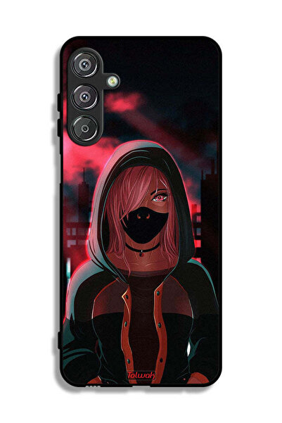 Tolwak غطاء حماية لهاتف Samsung Galaxy F16 5G، رسم فتاة ترتدي قناعًا