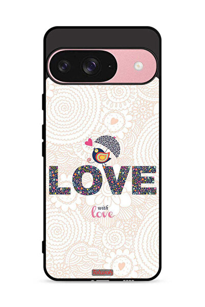 Tolwak غطاء حماية لجهاز Google Pixel 9 - Love With Love