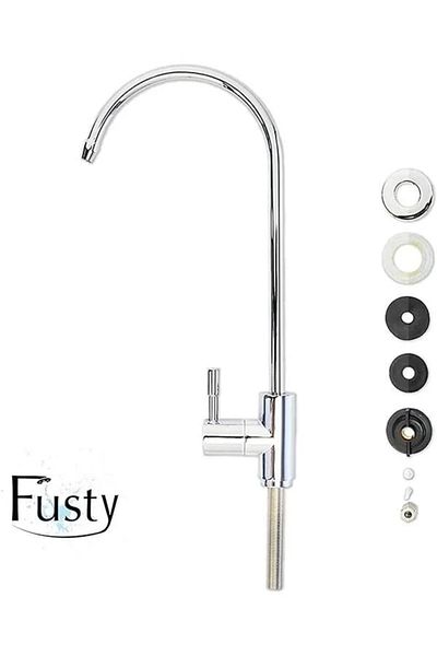 ShopZum Chrome Quality Purification Faucet - Countertop Water Purification Device Faucet Mixer - 360 Degrees