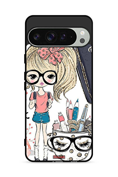 Tolwak غطاء حماية لهاتف Google Pixel 9 Pro بتصميم فتاة وحيد القرن