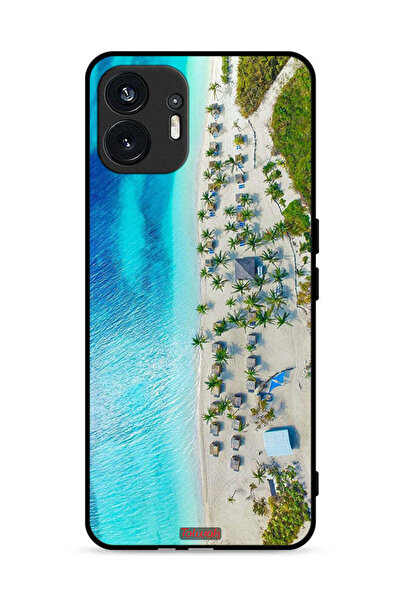 Tolwak Nothing Phone (2) 5G Protective Case Cover Beach
