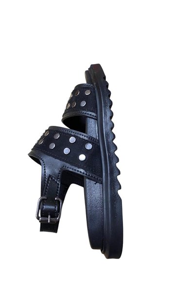 Shoes Women's Flat Thick Sole Buckle Sandals
