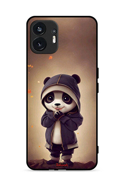 Tolwak Nothing Phone (2) 5G Protective Case Cover Cute Little Panda