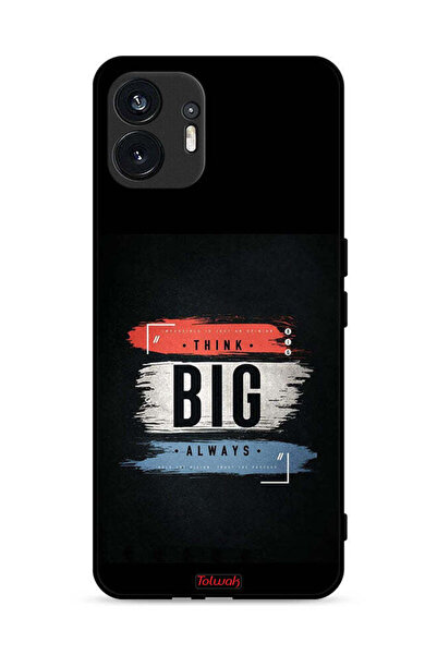 Tolwak غطاء حماية لهاتف Nothing Phone (2) 5G فكر دائمًا بشكل كبير