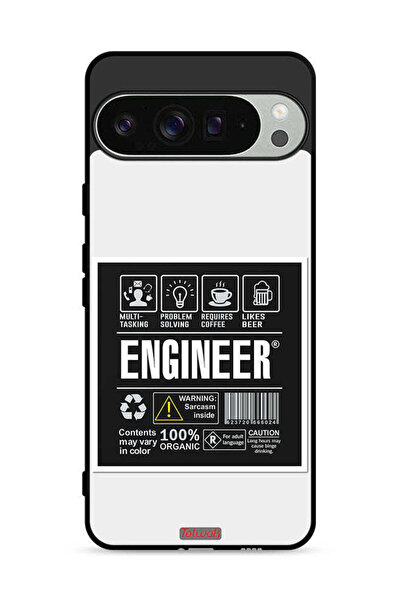 Tolwak غطاء حماية لجهاز Google Pixel 9 Pro XL - ملصق مهندس
