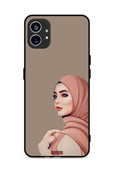 Tolwak غطاء حماية لهاتف Nothing Phone (1) 5G مع صورة فتاة محجبة جميلة