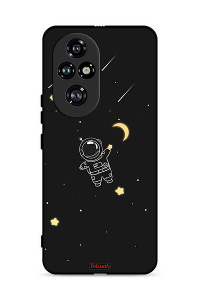 Tolwak غطاء حماية لهاتف Honor 200 Pro 5G بمشبك فني لرائد فضاء