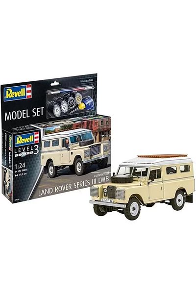 REVELL , M.Set Land Rover Series Iii Lwb, Toy