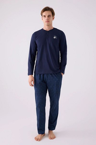 Arnetta Men's Double Suit - Navy Blue