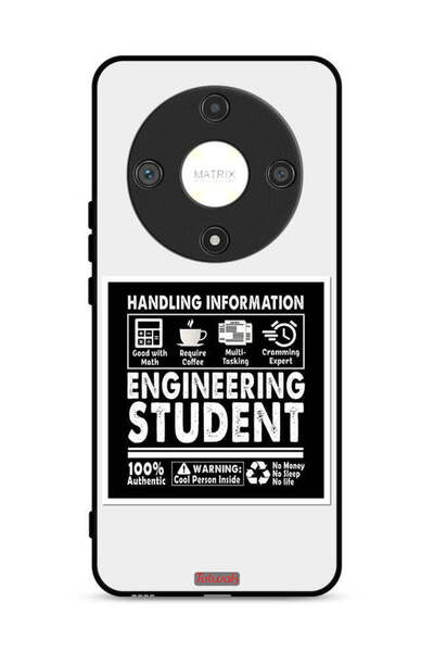 Tolwak غطاء حماية لهاتف Honor X9b 5G، ملصق طالب هندسة