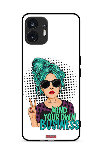 Tolwak Nothing Phone (2) 5G Protective Case Cover Mind Your Own Business