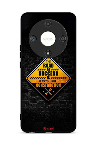 Tolwak غطاء حماية لهاتف Honor X9b 5G الطريق إلى النجاح دائمًا قيد الإنشاء