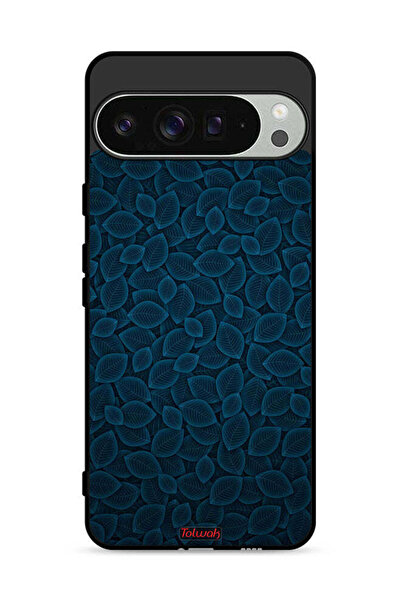 Tolwak غطاء حماية لجهاز Google Pixel 9 Pro بنقشة أوراق فنية رقمية