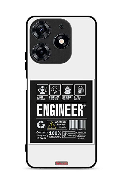 Tolwak غطاء حماية لهاتف Tecno Spark 10 Pro 4G بملصق مهندس