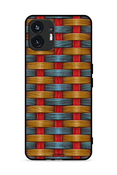 Tolwak Nothing Phone (2) 5G Protective Case Cover Strips Art Pattern