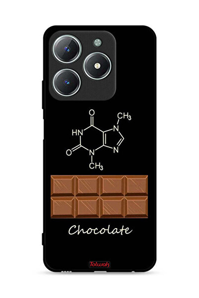 Tolwak غطاء حماية لهاتف Realme C61 4G - لون شوكولاتة