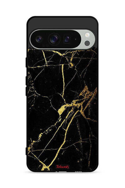 Tolwak غطاء حماية لجهاز Google Pixel 9 Pro XL - رخامي متصدع